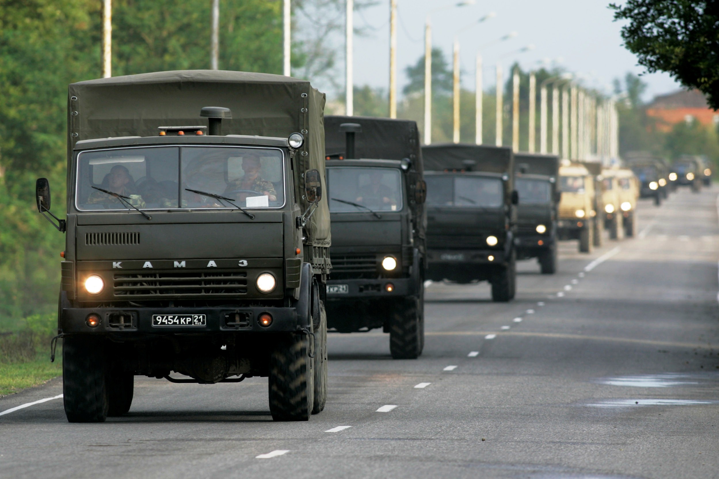 Вождение на военных грузовиках